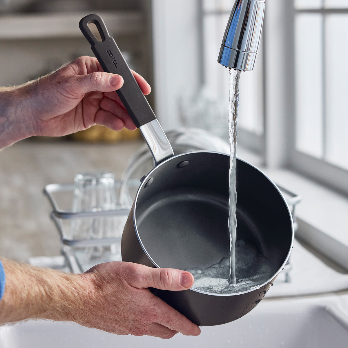 Bobby Flay by GreenPan Nonstick Ceramic Cookware Set - 10-Piece Kitchen Essentials, PFOA-Free, Dishwasher Safe, Black | Perfect for Frying, Sautéing, Baking & Everyday Cooking