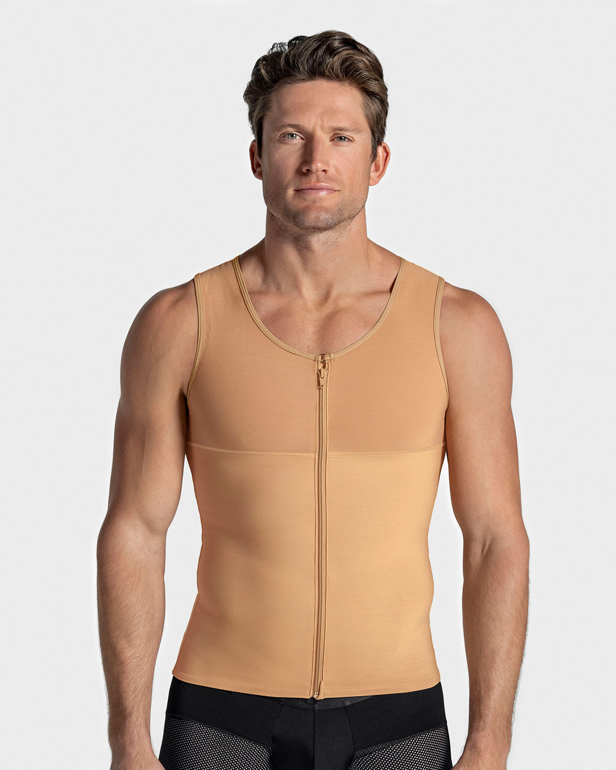 Post-Surgical Compression Vest for Men - Firm Support & Recovery Garment - Ideal for Post-Op Healing, Liposuction, and Tummy Tuck Recovery