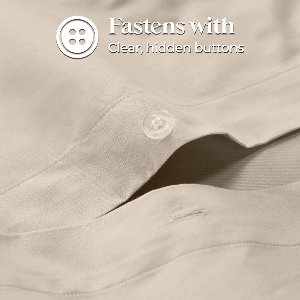 Premium 1200 Thread Count Egyptian Cotton Duvet Cover Set - Ultra Soft & Breathable Bedding for Luxury Hotels & Master Bedrooms