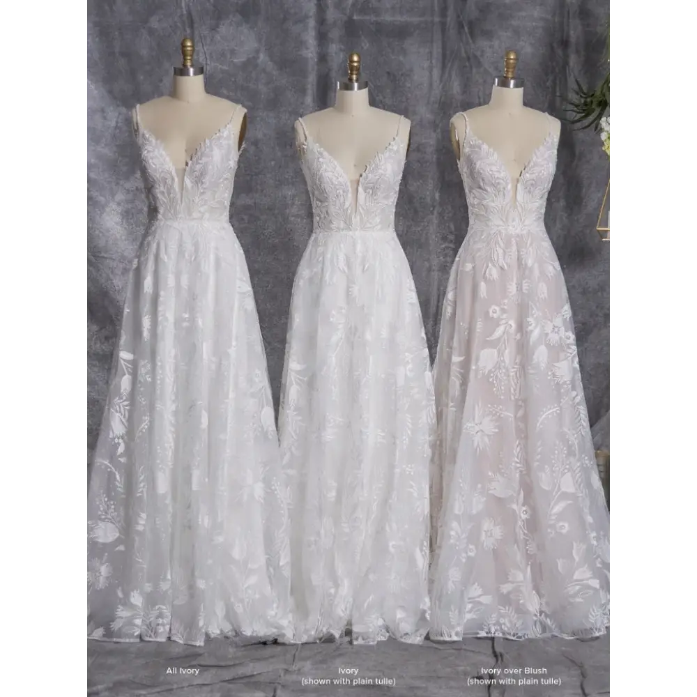 Keisha by Maggie Sottero - Elegant Lace Wedding Dress for Brides | Perfect for Church Ceremonies & Beach Weddings