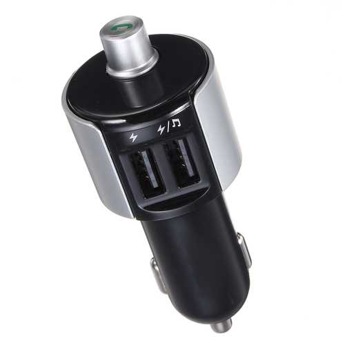 Wireless Bluetooth FM Transmitter for Car - MP3 Player, USB Car Charger & Hands-Free Calling - Perfect for Road Trips & Commuting