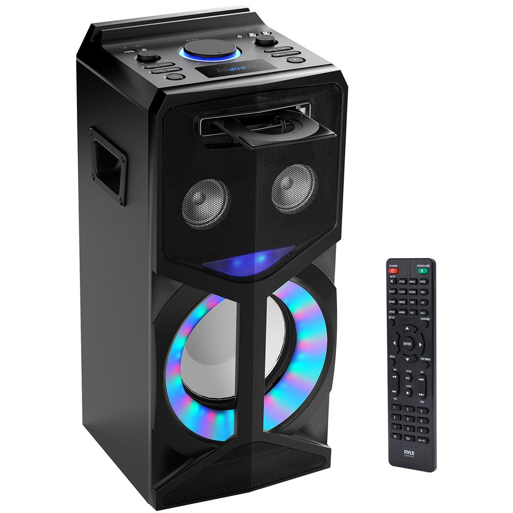 Portable DVD Video PA Speaker System - High-Quality Sound for Outdoor Events, Parties, and Home Theater Use