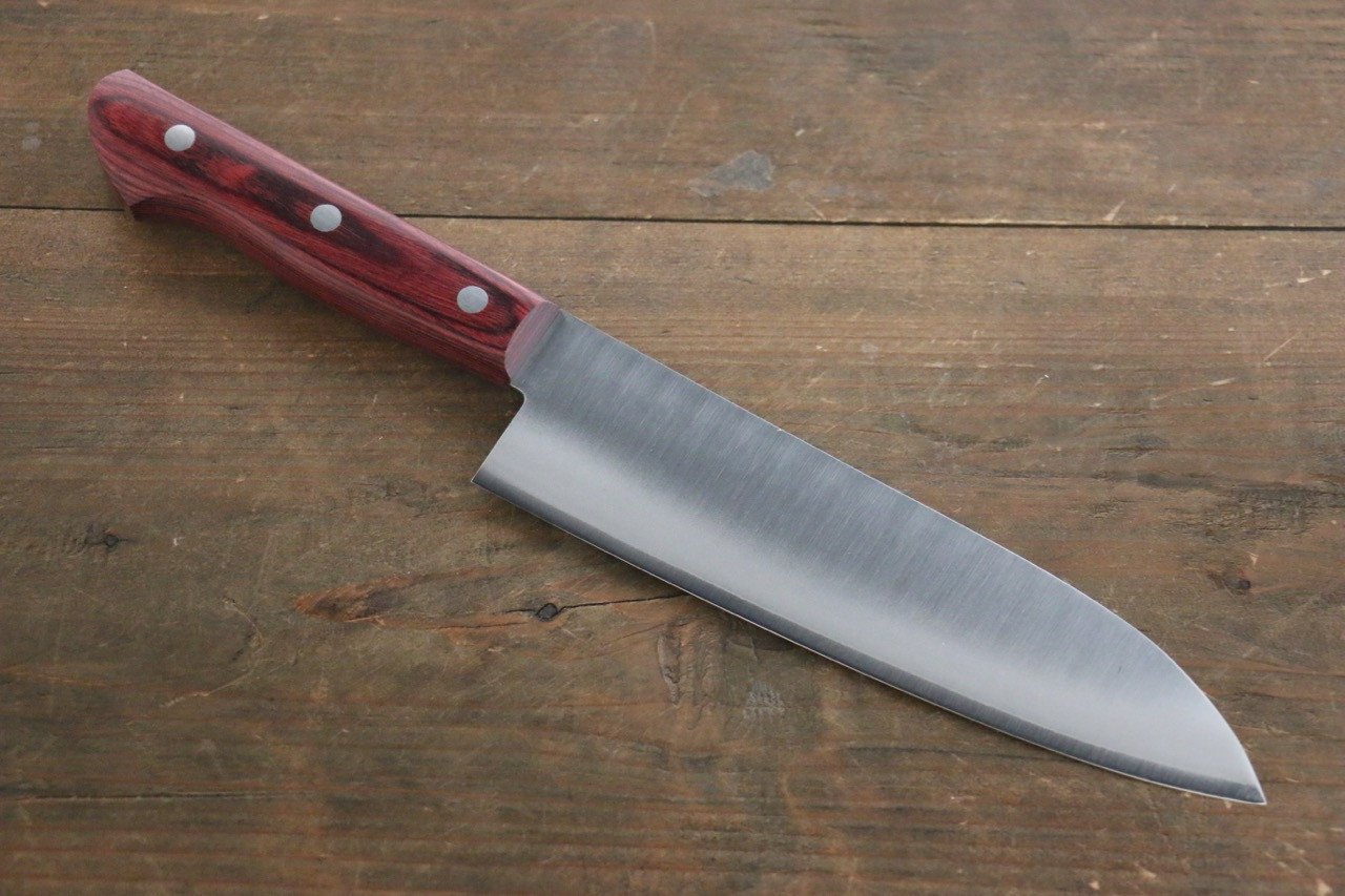 Premium Kanetsune VG2 Gyuto Chef Knife 180mm - High Carbon Stainless Steel Blade with Pakka Wood Handle - Perfect for Sushi, Meat Slicing & Professional Kitchen Use
