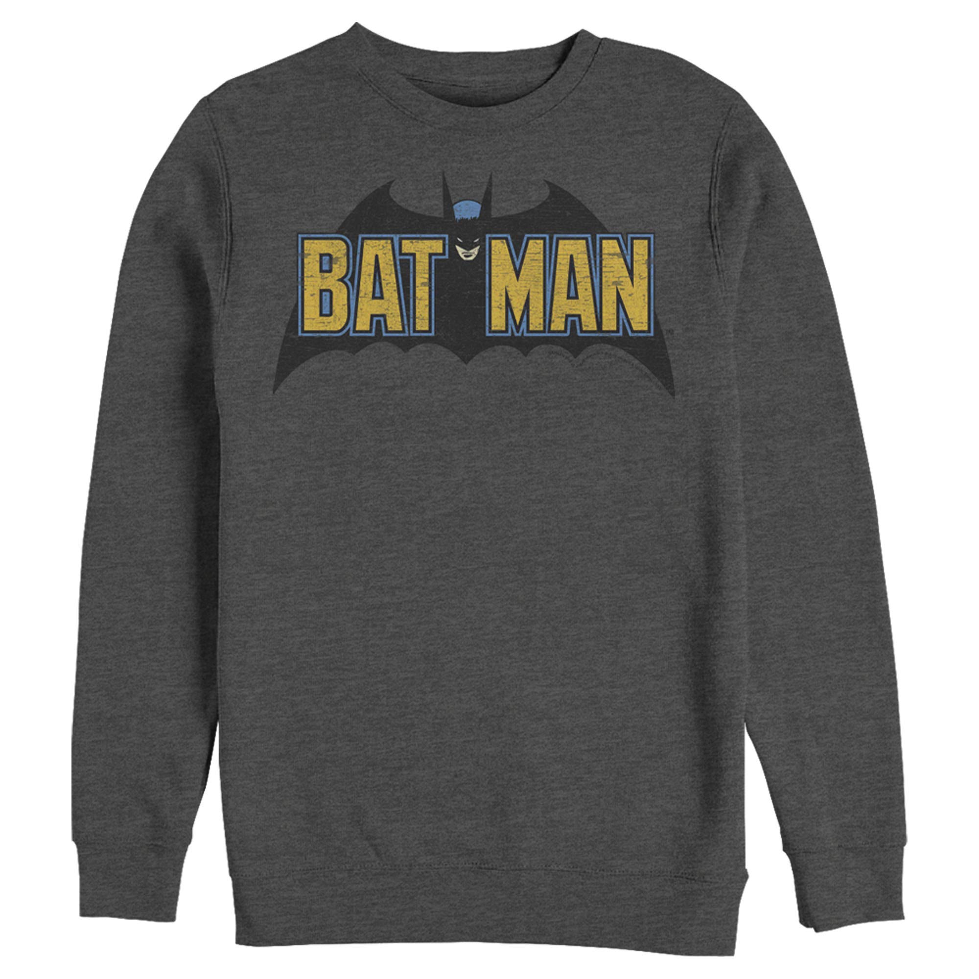 Men's Batman Logo Sweatshirt - Caped Crusader Hoodie for Cosplay & Gifts