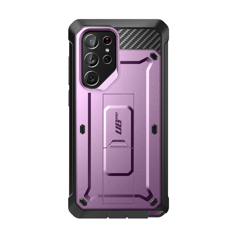 Samsung Galaxy S22 Ultra Unicorn Beetle PRO Heavy Duty Rugged Case - Shockproof, Military Grade Protection, Metallic Purple - Perfect for Outdoor, Work & Extreme Sports