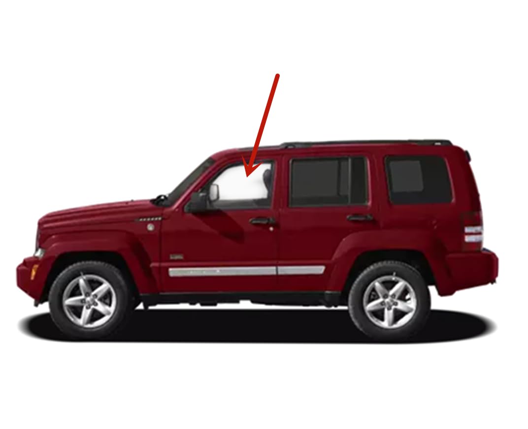 2006-2011 Jeep Commander Left Front Driver Side Window Glass Replacement - Perfect for Broken Window Repair & Off-Road Vehicle Maintenance