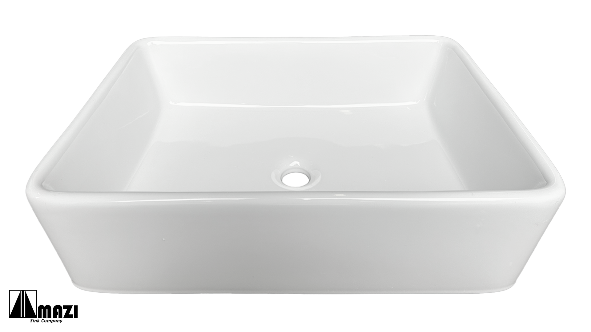 Modern Ceramic Vessel Bathroom Sink 6082N - White Porcelain Countertop Wash Basin for Vanity, Bathroom Decor - Perfect for Home, Hotel, and Spa Renovations