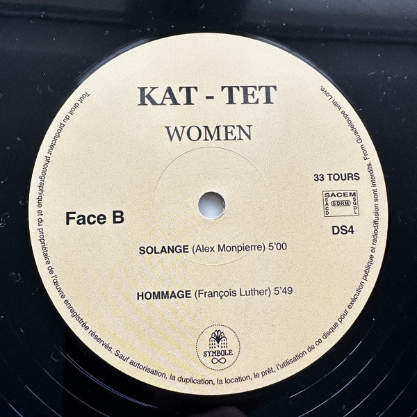 Kat Tet Women's LP Album Reissue (Mint Condition) – Perfect for Vinyl Collectors & Music Enthusiasts