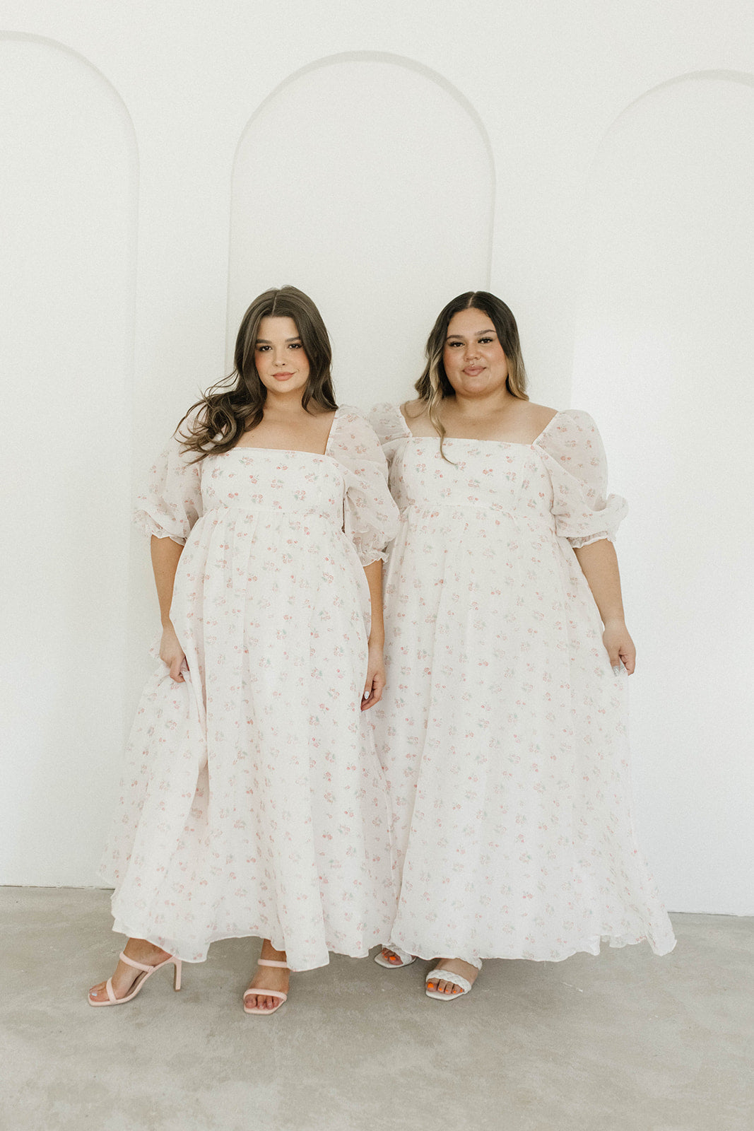 New Mona Maxi Dress with Smocking - Blush Floral Maternity Dress | Bump Friendly & Inclusive Sizing (S-3XL) | Perfect for Pregnancy, Baby Showers & Summer Weddings