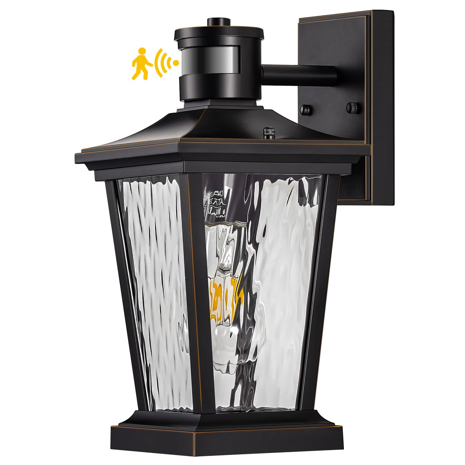 Dusk to Dawn Outdoor Light - Waterproof Wall Mounted Exterior Lantern for Front Door, Porch & Patio - Perfect for Home Security and Nighttime Illumination