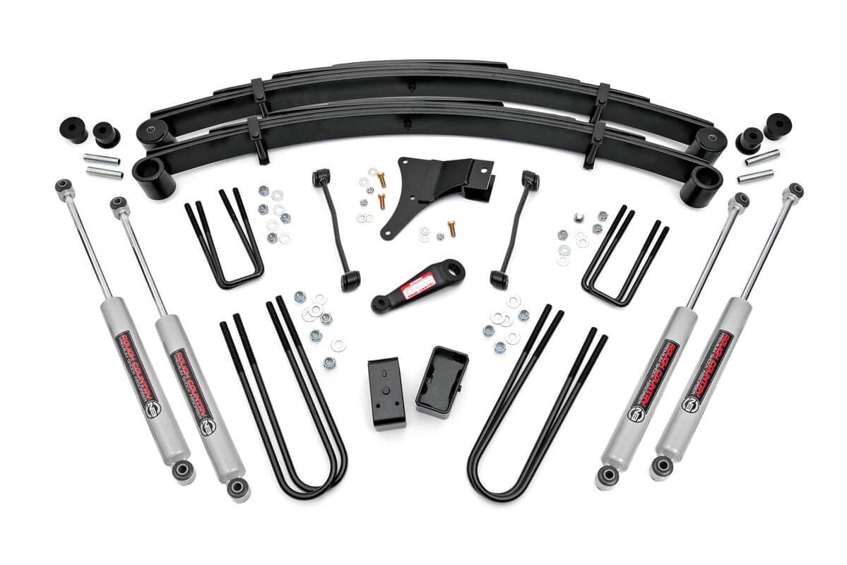 6 Inch Lift Kit with Rear Blocks for Ford F-250/F-350 Super Duty 4WD (1999) - Heavy Duty Suspension Upgrade for Off-Roading & Towing - Model 49330