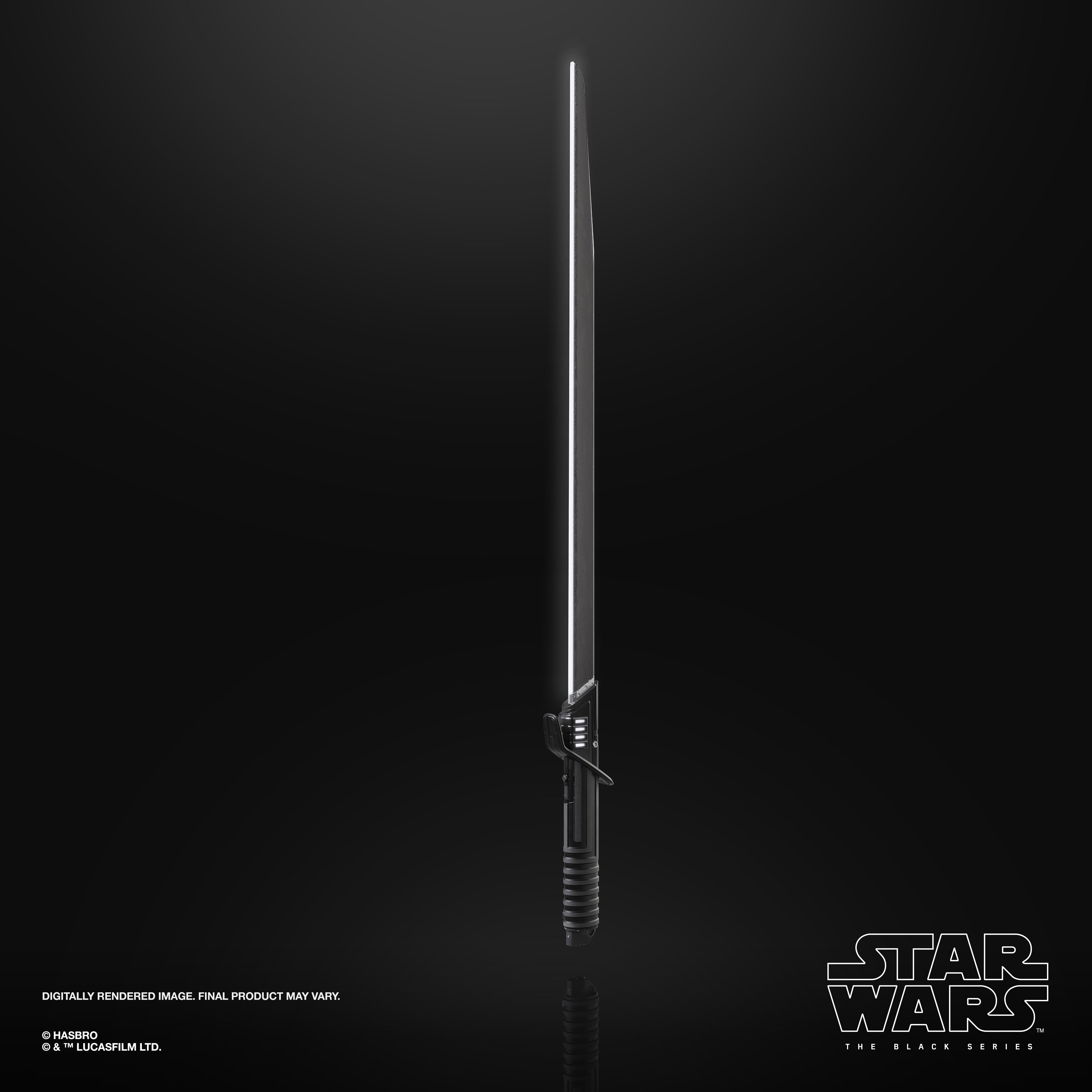 Star Wars The Black Series Mandalorian Darksaber Force FX Elite Lightsaber - Premium Collectible Replica for Display & Cosplay - Perfect for Star Wars Fans, Collectors & Role-Playing Scenes