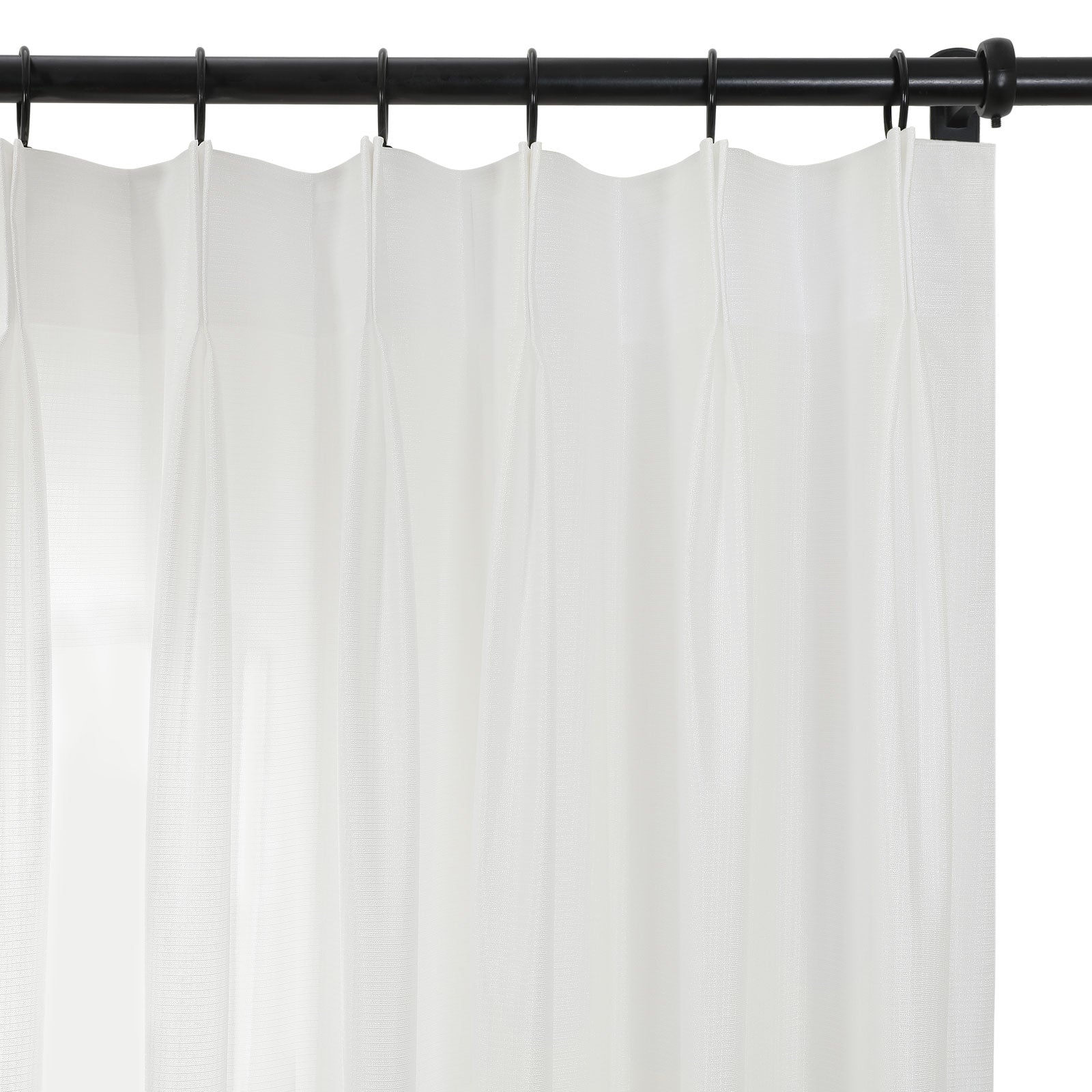 Bella Scratch-Resistant Pet-Friendly Sheer Pleated Curtains for Living Room & Bedroom - Light Filtering & Privacy Window Drapes