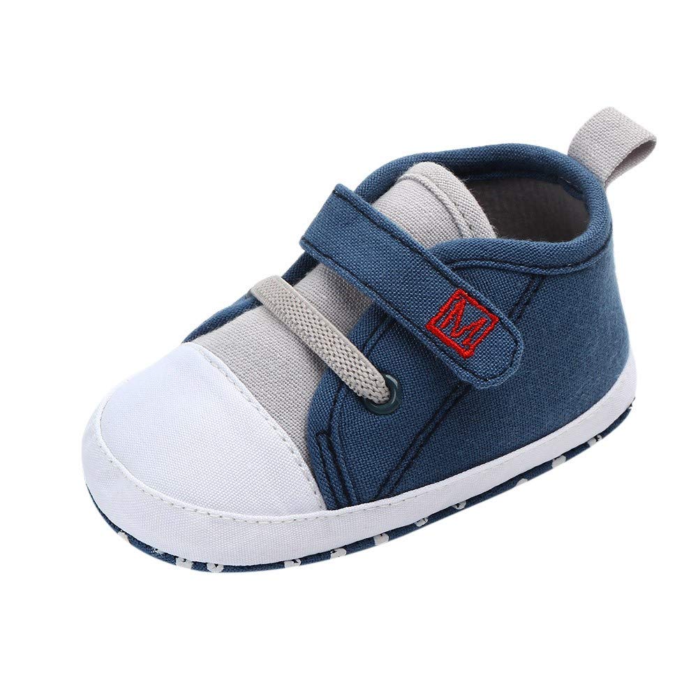 **Non-Slip Soft-Soled Canvas Walking Shoes for Baby Boys & Girls – First Walkers, Casual & Comfortable Toddler Shoes for Indoor & Outdoor Play**