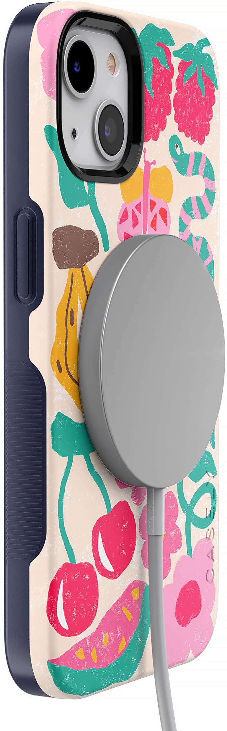 Casely iPhone 13 Case with MagSafe - Crayola Doodle Bug Crayon Design Protective Cover | Perfect for Artists, Students & Creative Professionals | Durable Slim Fit Case for Everyday Use & Gift Giving