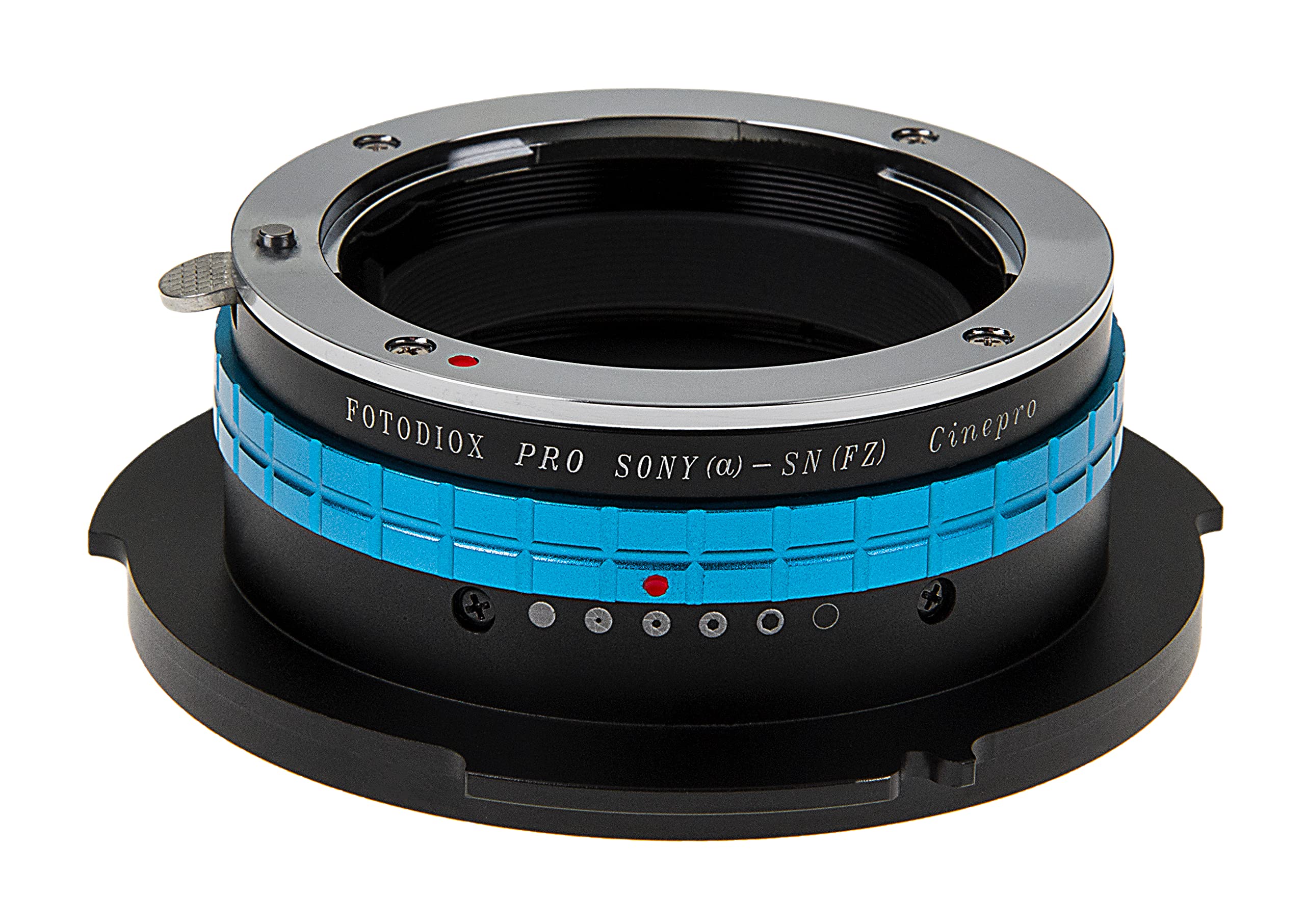 Fotodiox Pro Lens Mount Adapter - Sony Alpha to Sony FZ Mount Adapter for PMW-F3, F5, F55 Cameras | Built-in Aperture Control | Compatible with Sony A-Mount Lenses | Perfect for Cinematography & Professional Videography