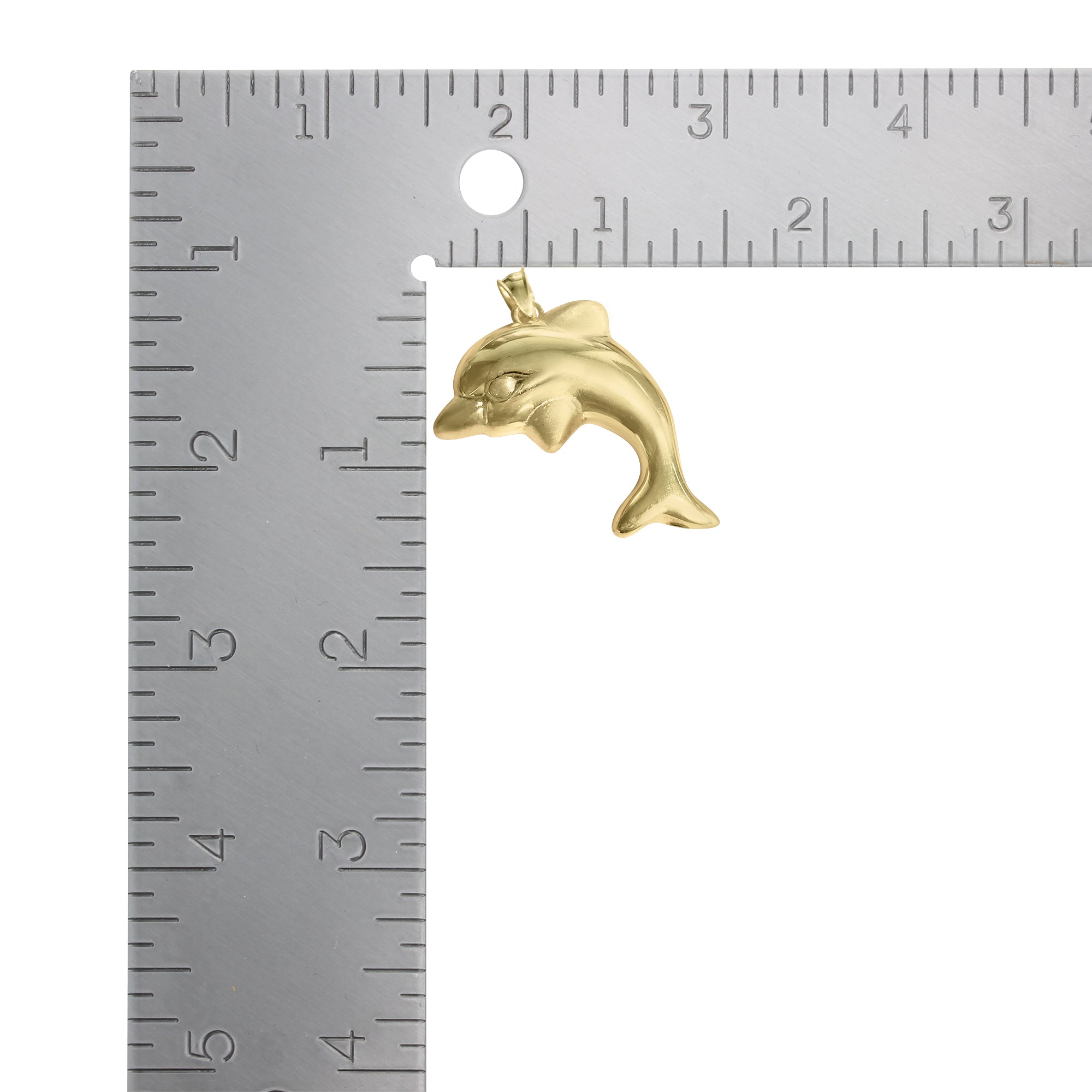 Elegant Polished & Satin Finish Dolphin Pendant Necklace - Perfect for Beach Vacations, Ocean-Themed Parties & Marine Life Lovers