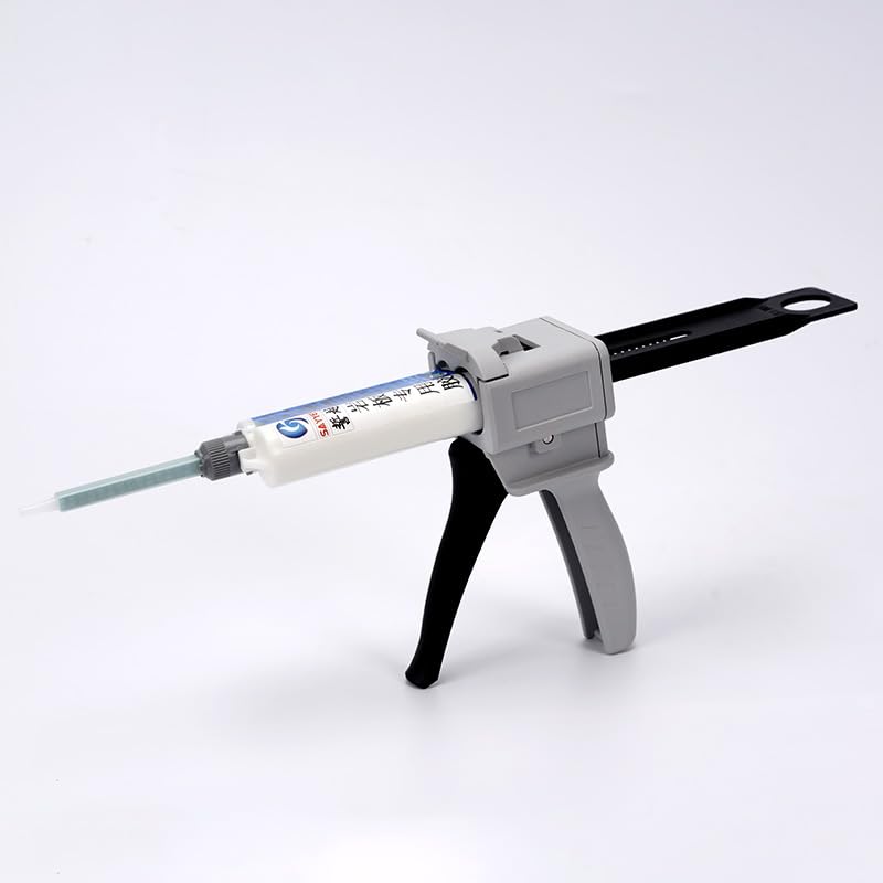Manual AB Glue Gun with Dispensing Gun - Compatible with 50ml 10:1 & 4:1 AB Glue Cartridges & Mixing Tubes - Perfect for DIY Crafts, Home Repairs, and Industrial Bonding Projects