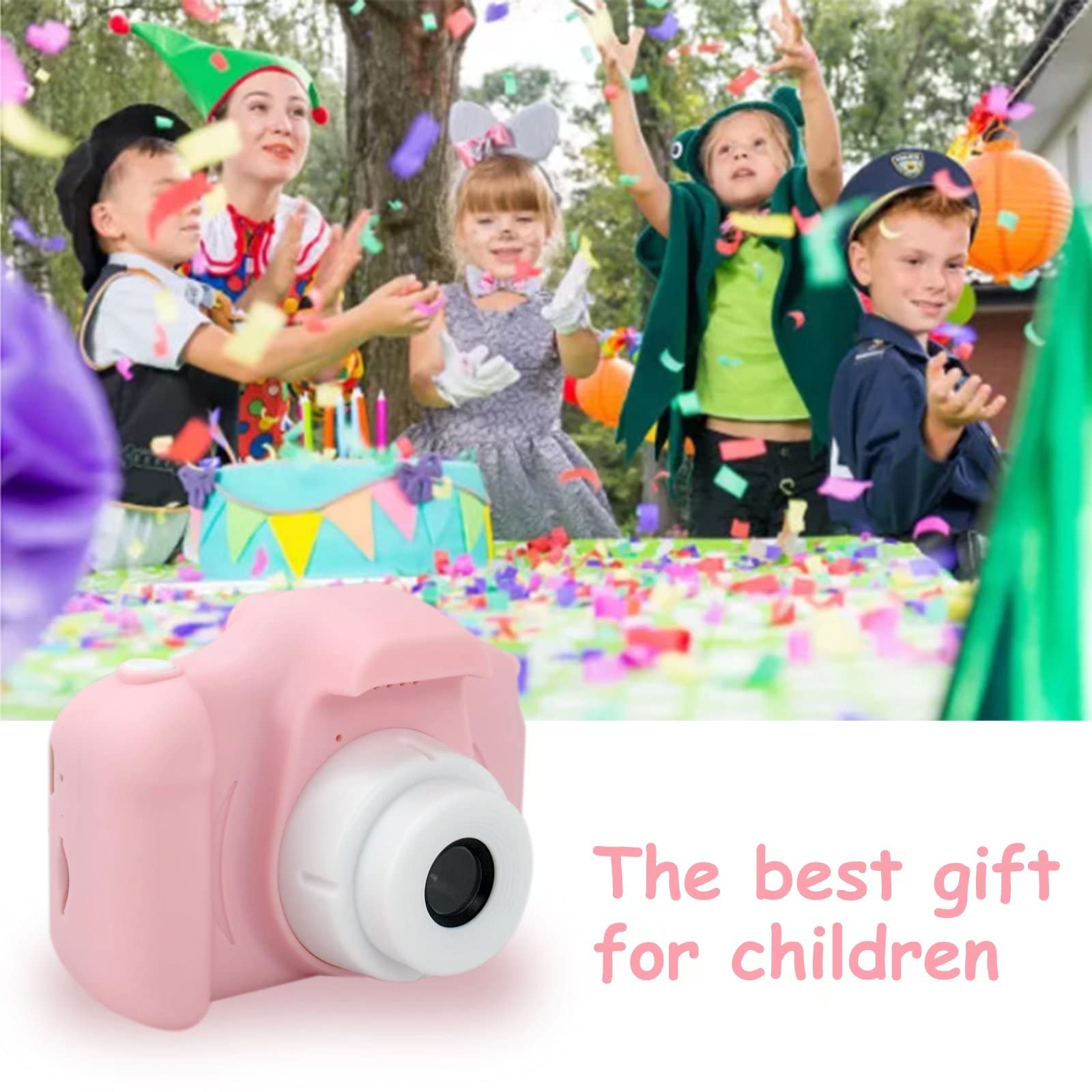 HD 1080P Mini Kids Camera Toy with 2.0 Inch Screen - Perfect Birthday Gift for Children, Video Recorder with Language Switching - Great for Travel, Learning & Creative Play