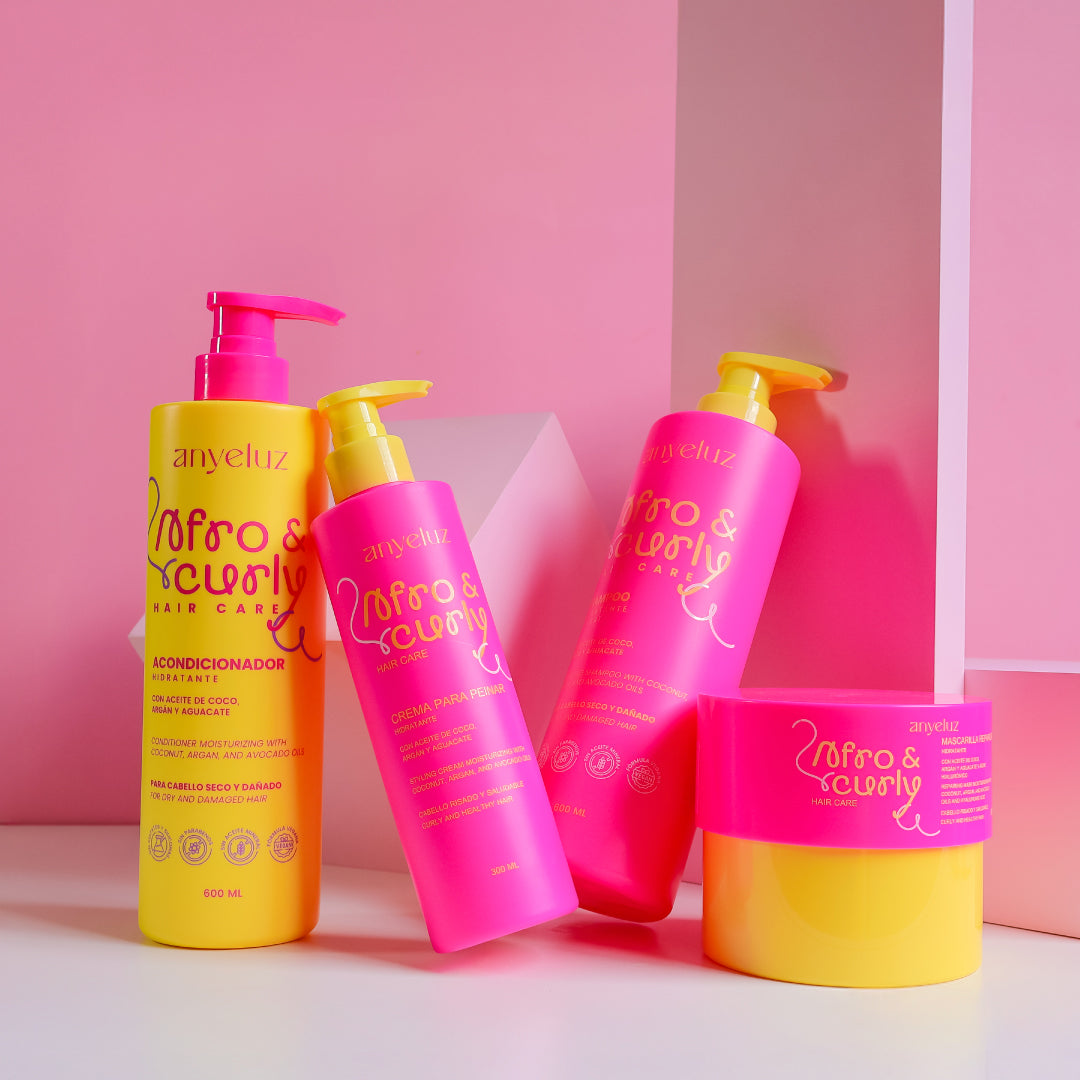 Hydrating Afro & Curly Hair Styling Cream - Moisturizing Leave-In Conditioner for Natural Hair - Perfect for Daily Styling & Frizz Control