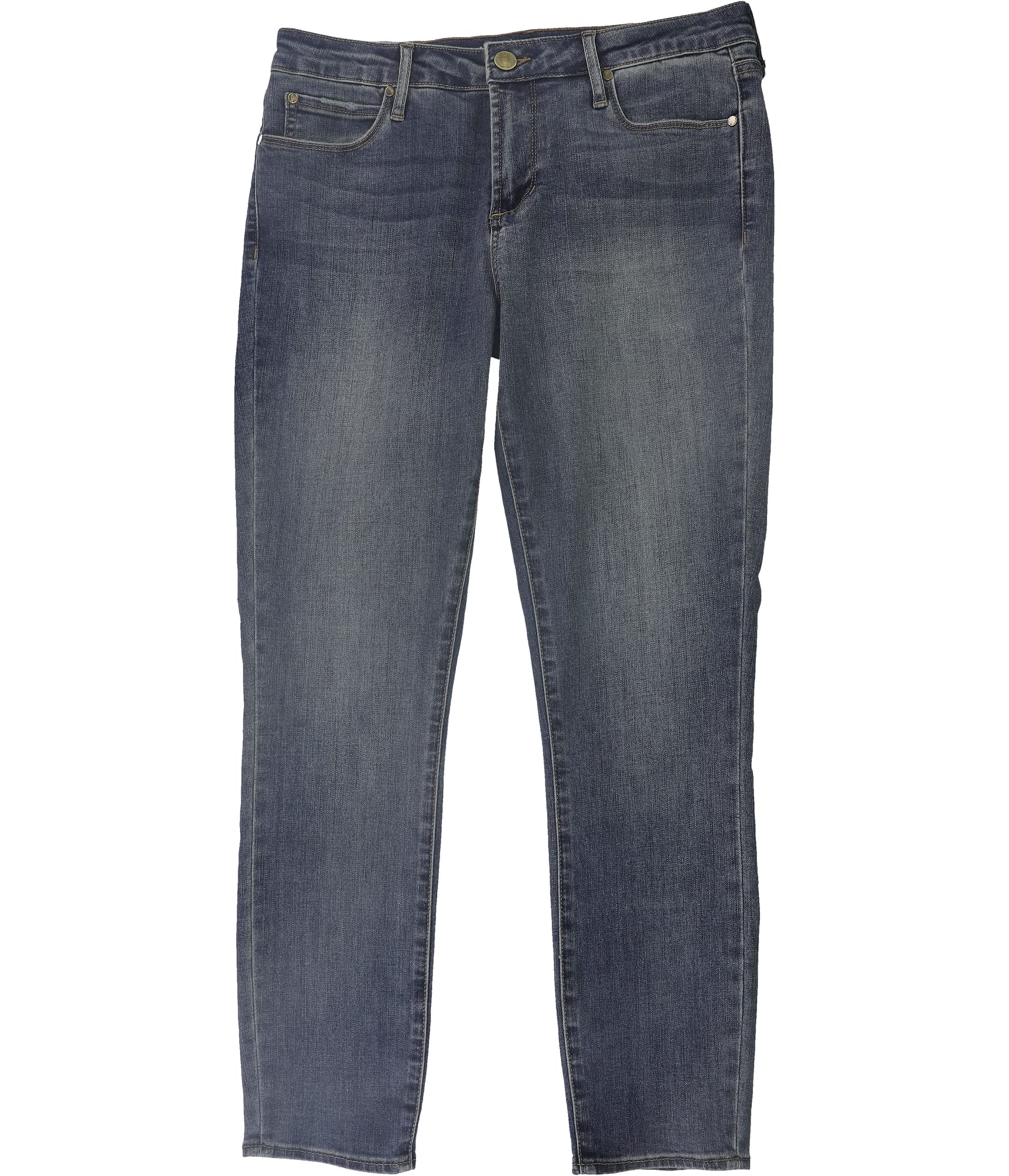 Articles of Society Women's Carly Cropped Jeans - High Waist Distressed Denim Pants for Casual Outfits & Street Style