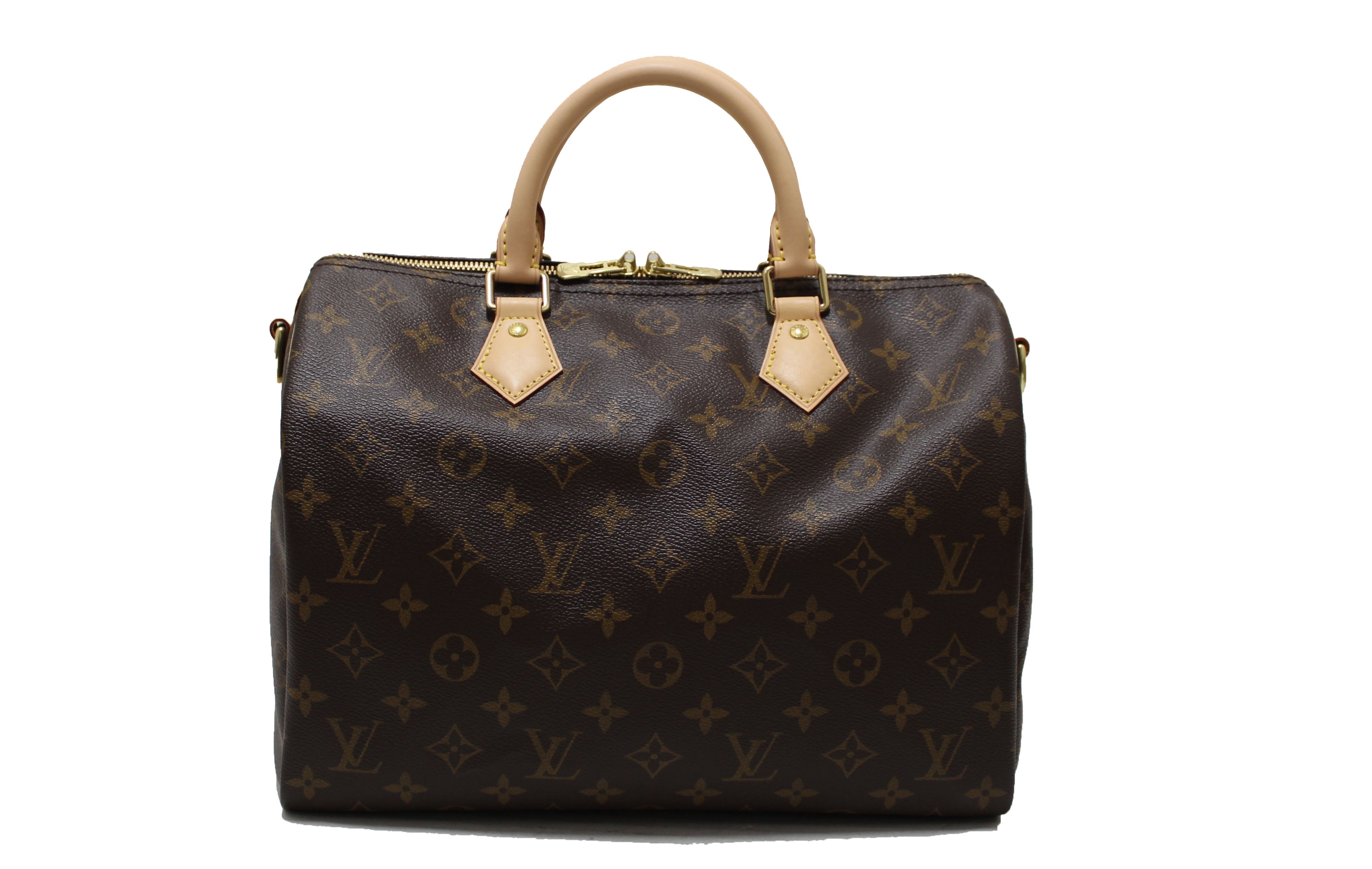 Authentic Louis Vuitton Monogram Speedy 30 Bandouliere Crossbody Bag - Luxury Designer Handbag for Women, Perfect for Work, Travel & Everyday Use
