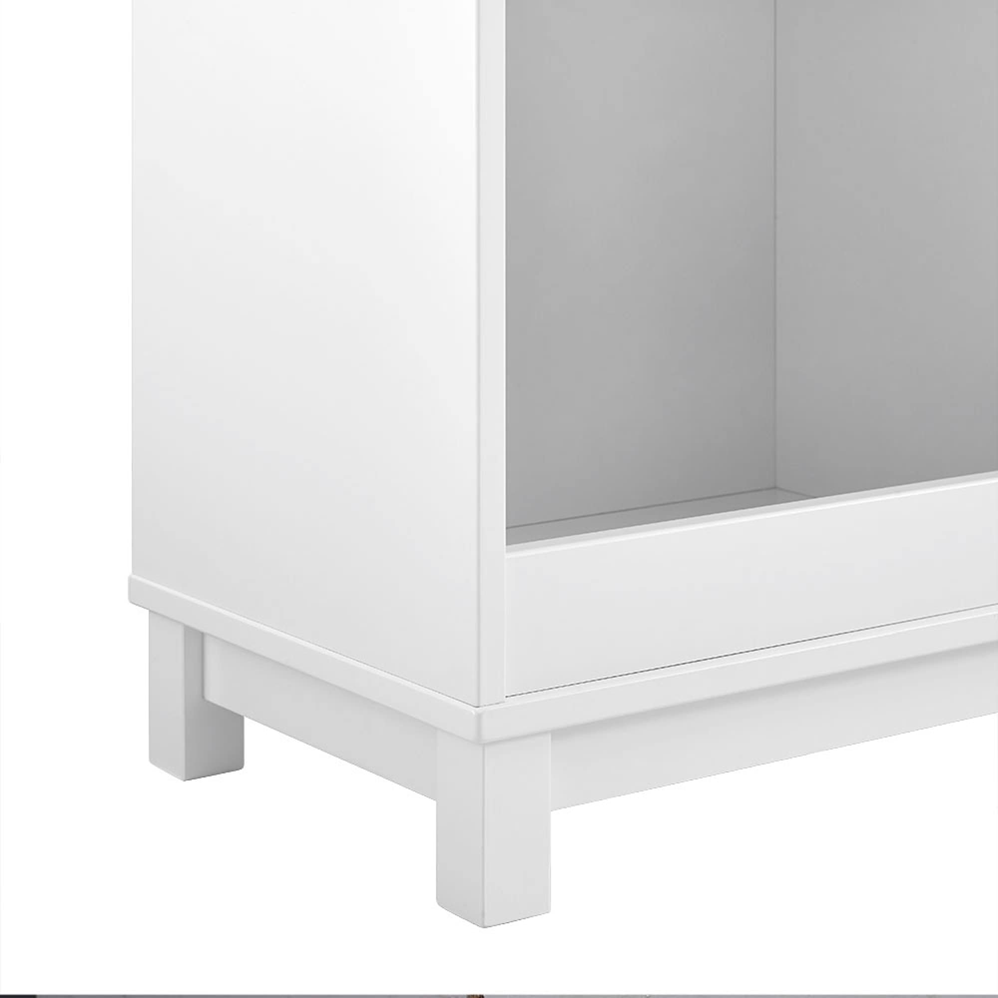 Jack & Jill Kids Home Bookcase - White Wooden Bookshelf for Children's Room, Nursery, Playroom - Perfect for Organizing Books, Toys, and Decor