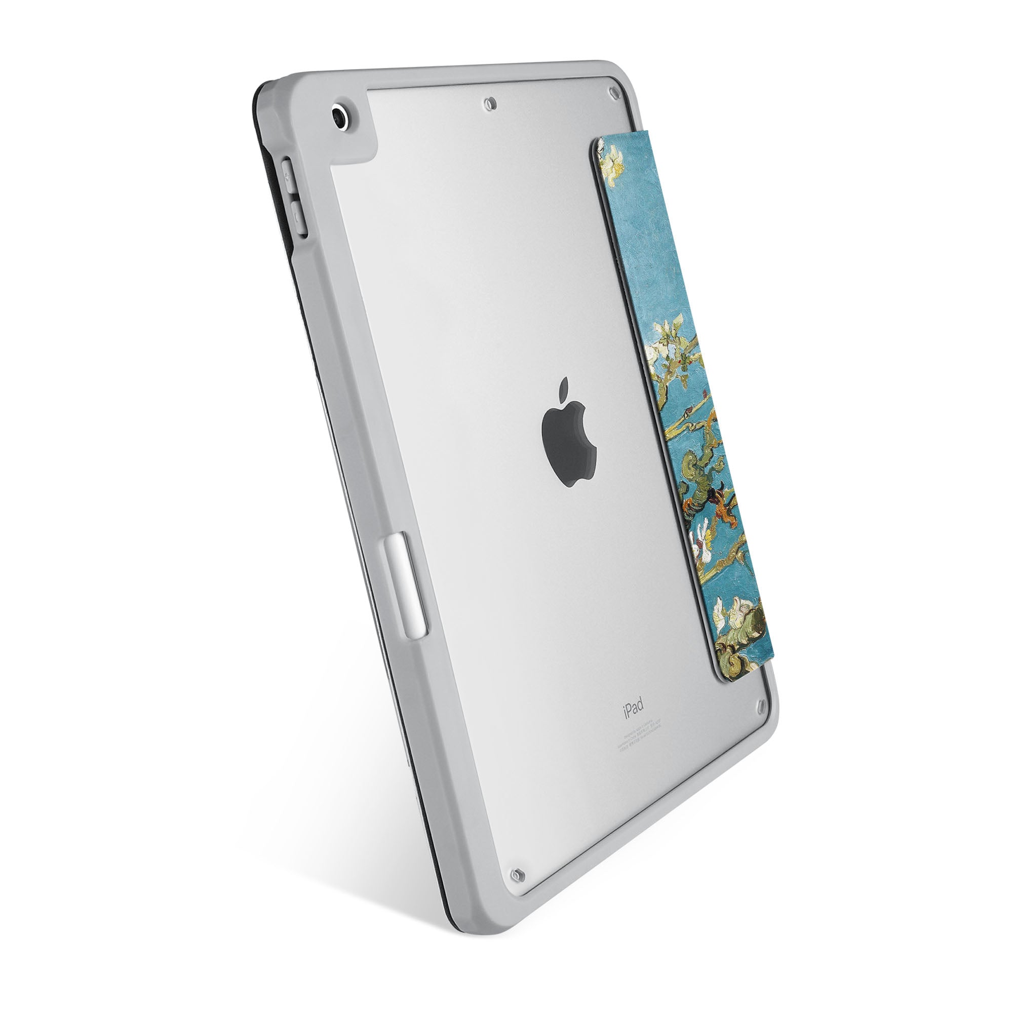 Premium 360° Rotating iPad Case with Oil Painting Design - Durable Protective Cover for iPad Pro/Air/Mini - Perfect for Work, Travel & Home Use