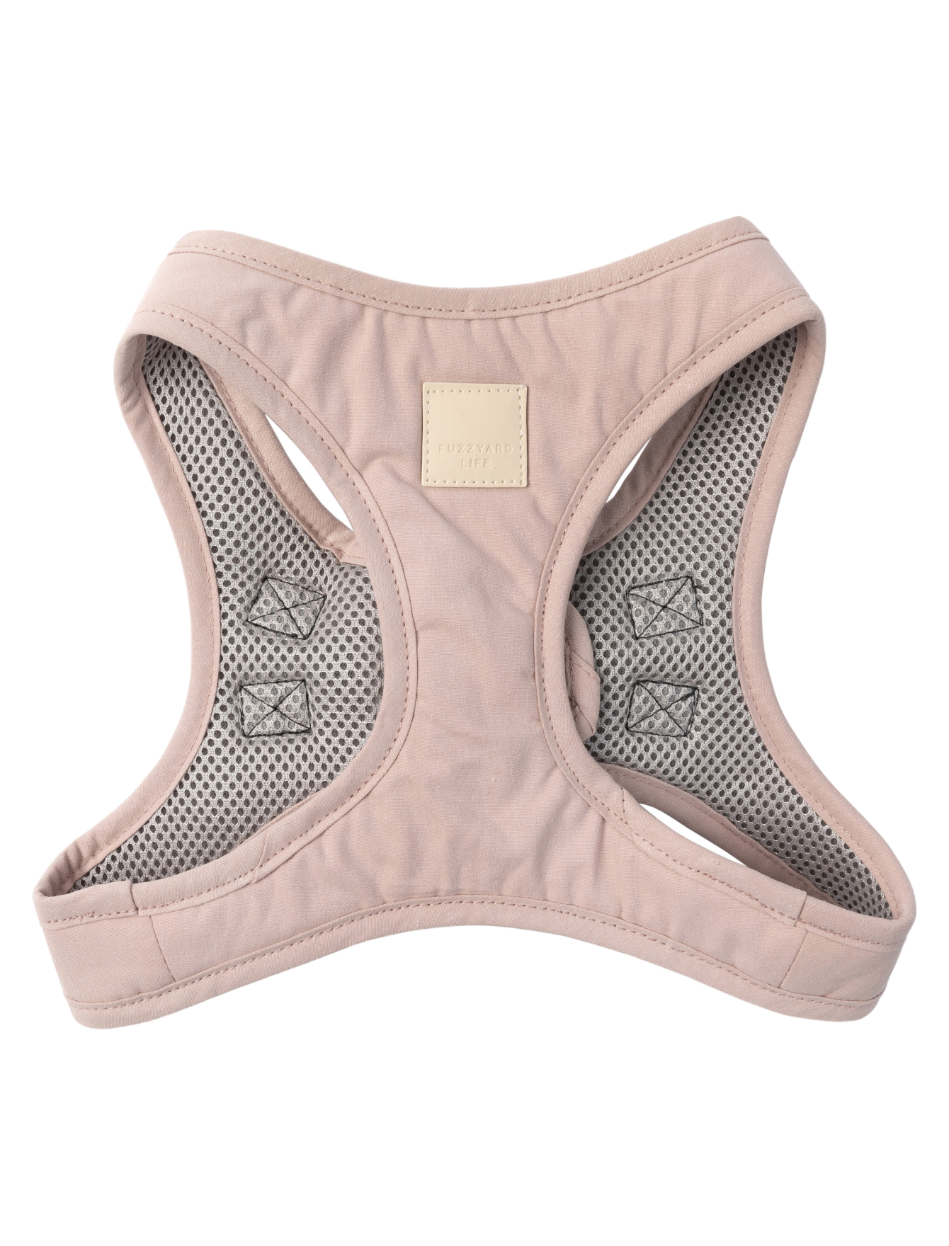Fuzzyard Life Step-in Dog Harness - Soft Blush Adjustable Pet Vest for Small & Medium Dogs (6 Sizes) - Perfect for Walking, Training & Outdoor Adventures
