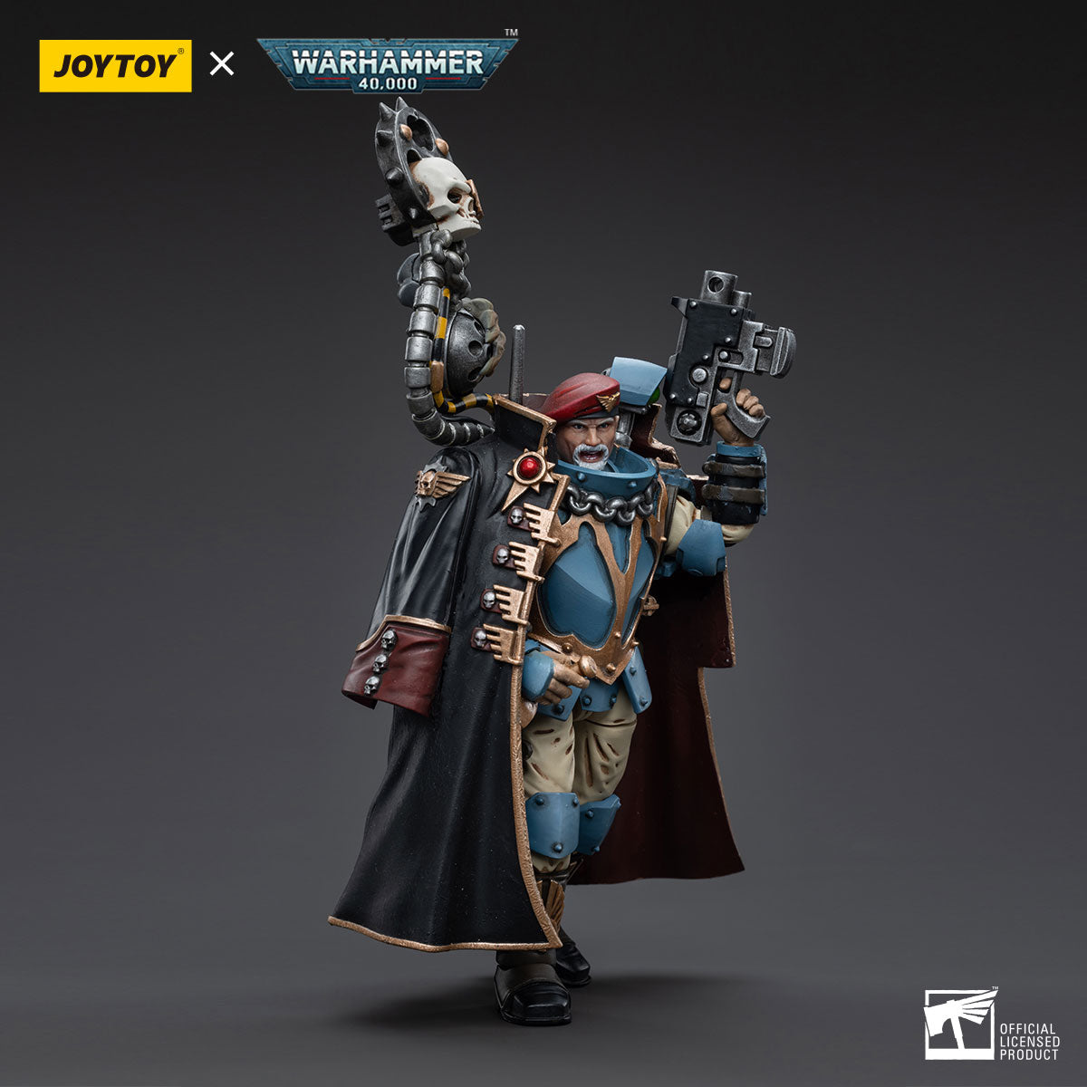 1/18 JOYTOY 3.75-inch Astra Militarum Tempestus Scions Command Squad Action Figure - 55th Kappic Eagles Set (5pcs) - Perfect for Warhammer 40K Collectors, Tabletop Gaming & Display
