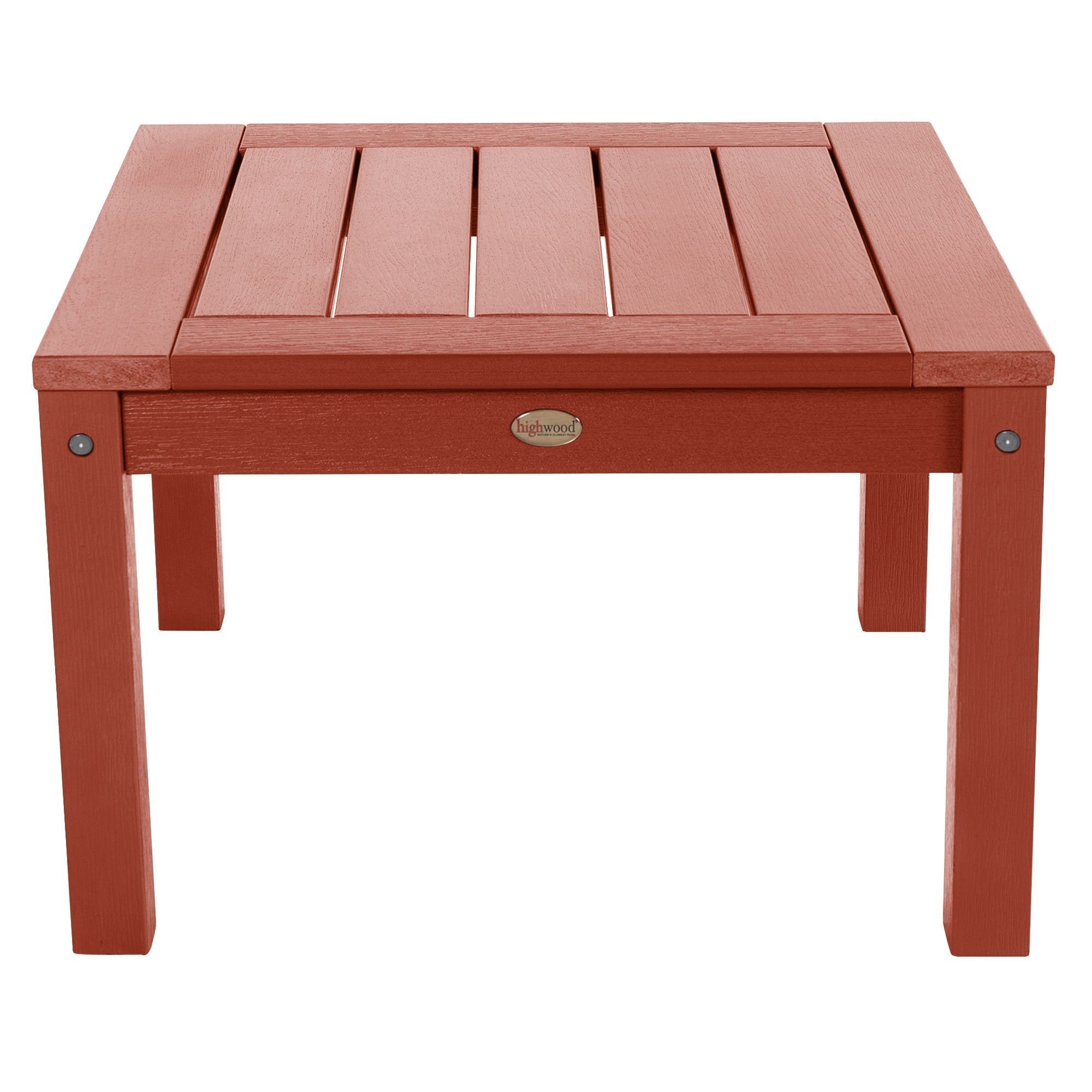 Refurbished Adirondack Side Table - Outdoor Patio Furniture, Small Accent Table for Garden, Deck, Porch & Backyard Decor