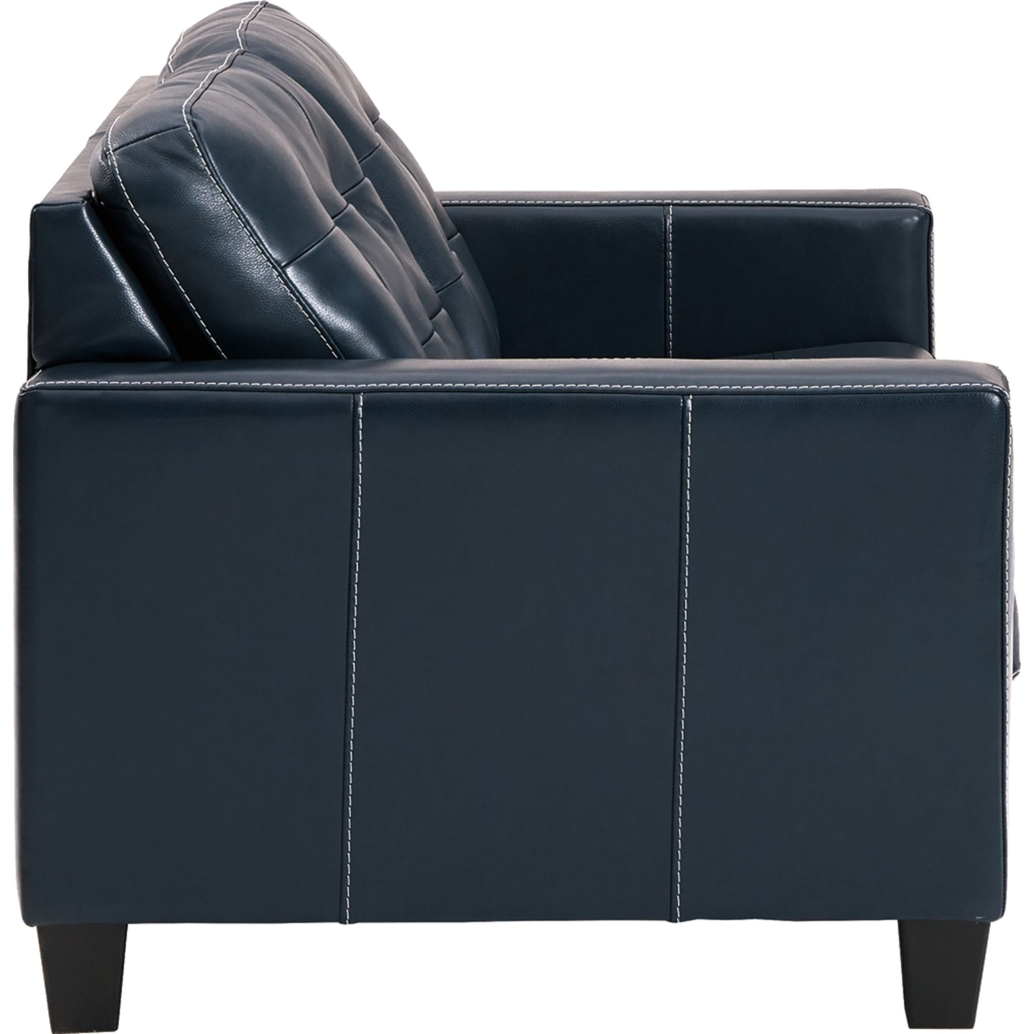 Altonbury Loveseat Sofa in Blue - Modern Two-Seater Couch for Living Room, Apartment, or Office