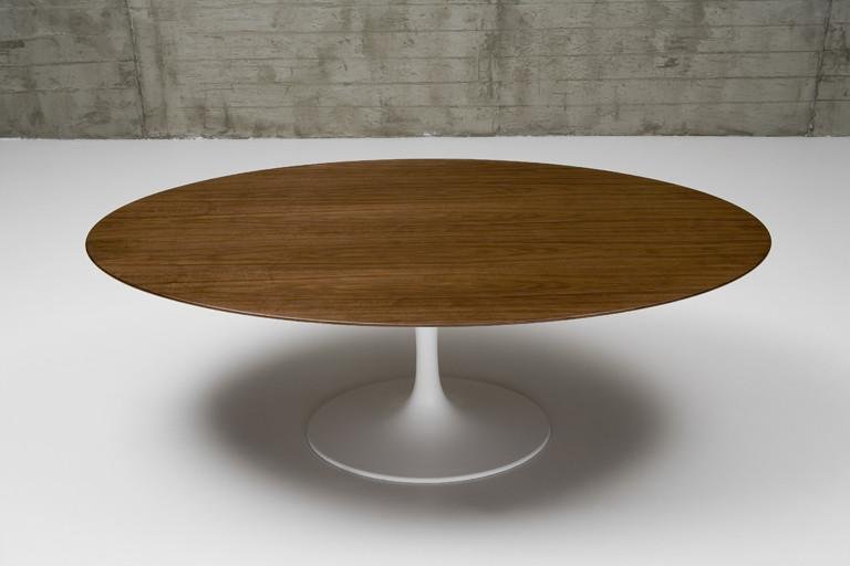 Eero Saarinen Tulip Table - 54 x 96 Inch Oval Dining Table | Mid-Century Modern Design for Dining Room, Kitchen & Office Spaces