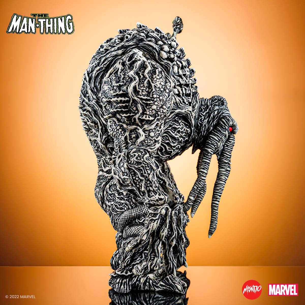 Man Thing Designer Vinyl Figure - Pen & Ink Variant SDCC Exclusive Collectible Toy for Marvel Fans & Comic Con Enthusiasts | Perfect for Display, Gift Giving & Pop Culture Collections