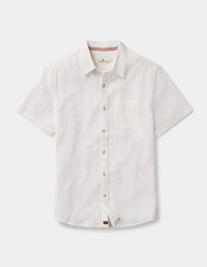 Freshwater Short Sleeve Button Up Shirt for Men - Lightweight Casual Summer Shirt with Breathable Fabric - Perfect for Beach, Vacation & Outdoor Activities