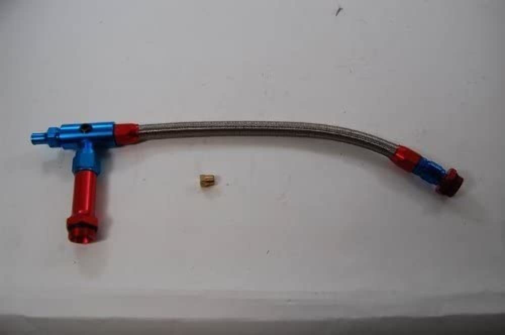 R2155 Braided Fuel Line Compatible with Holley Carburetors - High Performance Fuel Hose for Racing, Hot Rods, and Automotive Upgrades