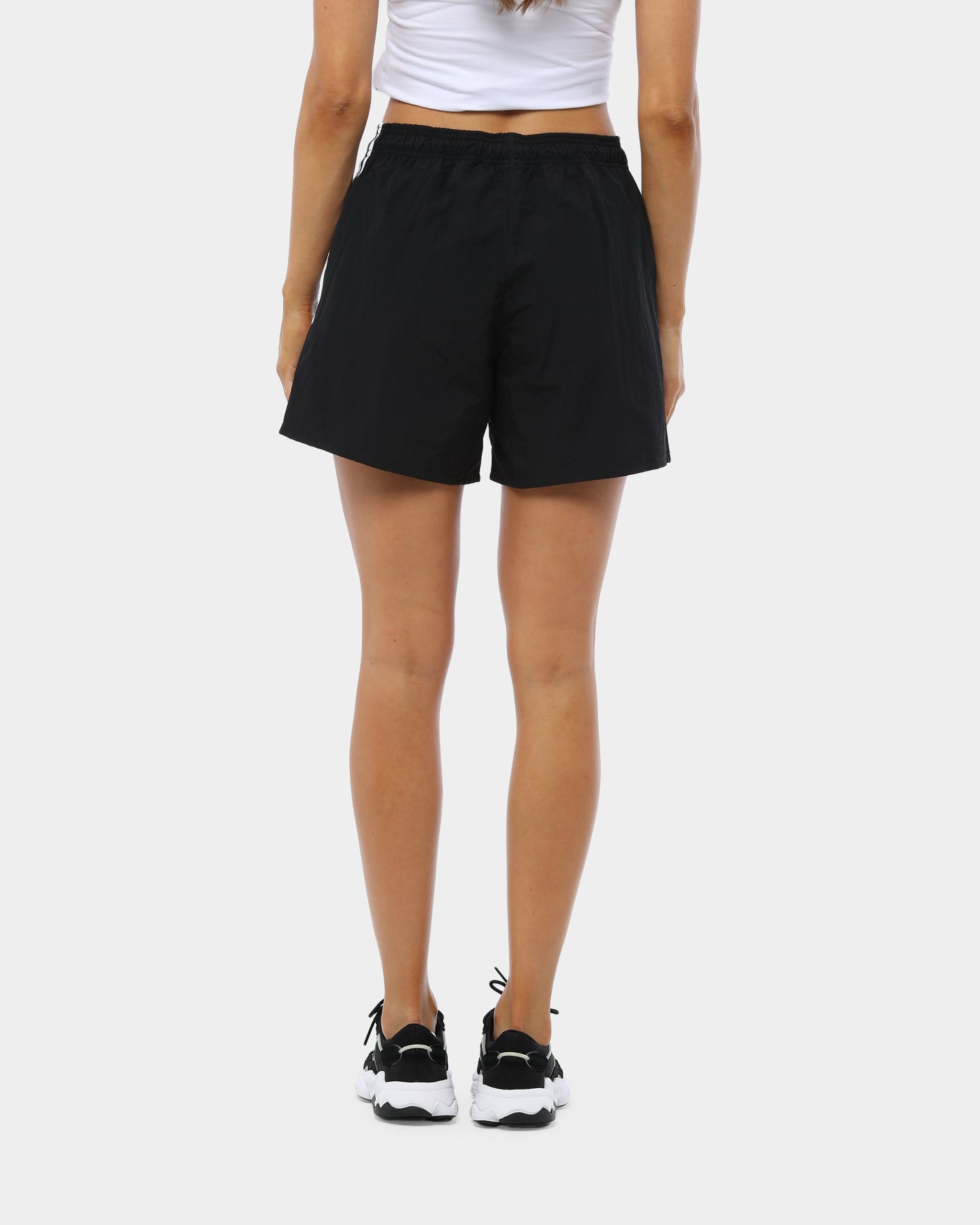 Adidas Women's Running Shorts - Black/White - Lightweight Quick-Dry Athletic Shorts for Gym, Yoga & Outdoor Workouts