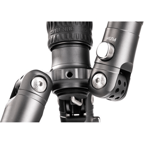 Benro BAT Carbon Fiber Travel Tripod & Monopod with VX25 Ball Head - 4-Section Twist Lock Legs, Compact & Lightweight for Photography - Perfect for Hiking, Travel & Outdoor Adventures