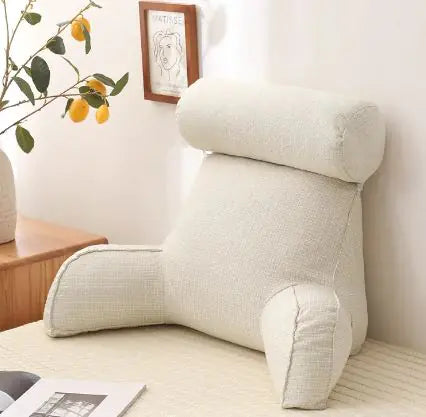 Ergonomic Back Support Cushion Pillow for Office Chair, Car Seat & Home Use - Lumbar Pain Relief & Posture Corrector