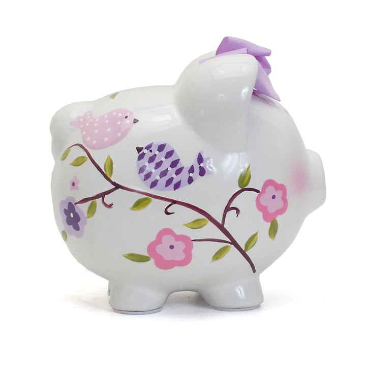 Child to Cherish Ceramic Paper Bird Piggy Bank - Money Saving Bank for Kids, Unique Handmade Gift for Children's Birthday & Christmas - Perfect for Teaching Financial Responsibility