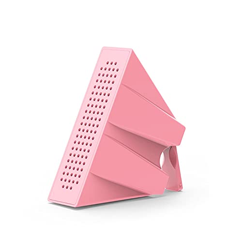 iKASUS Portable Phone Stand with Built-in Sound Amplifier - No Bluetooth or Charging Needed - Pink Speaker Holder for Music, Movies & Drama Watching - Perfect for Home, Office & Travel Use