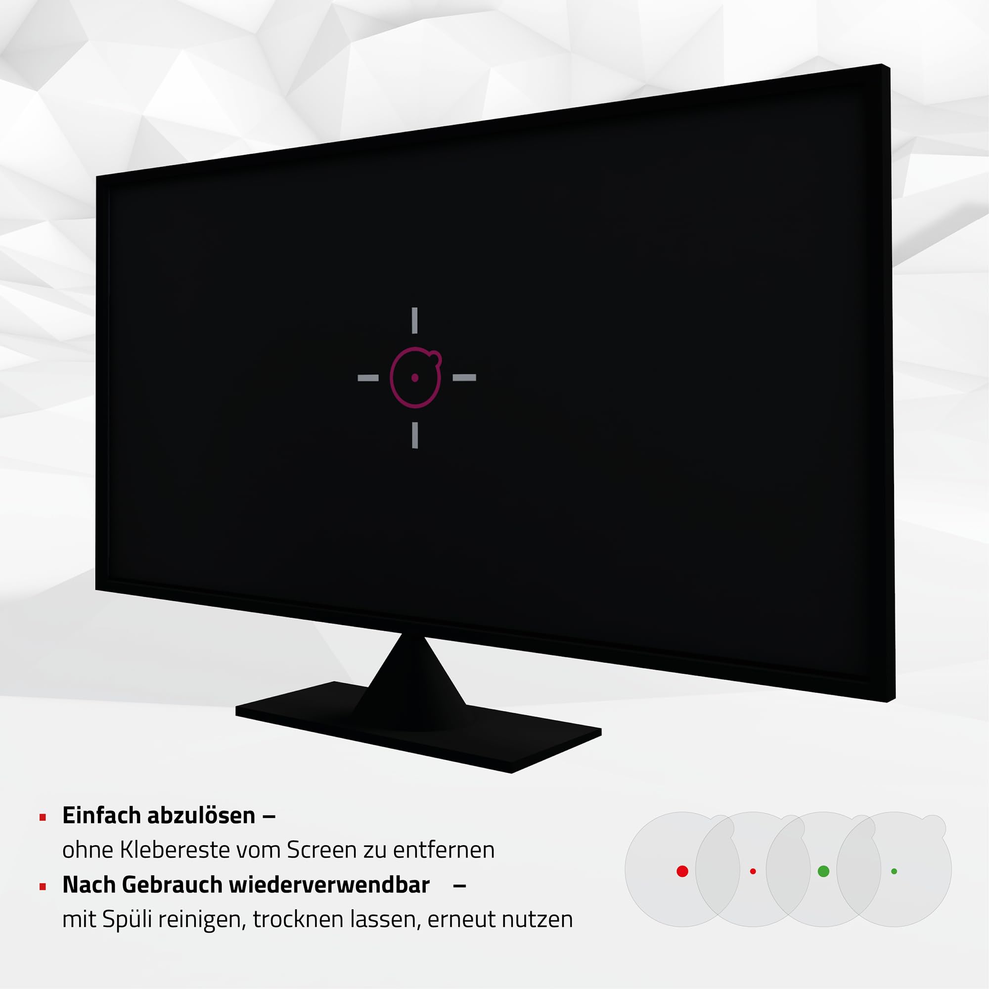 GAIMX SNIPEX Quick Scope - Permanent Dot Sight for Shooters - Professional Shooting Accessory for PS5, PS4, Xbox & PC - Premium Aim Assist for Gaming - Perfect for FPS, Battle Royale & Competitive Shooting Games