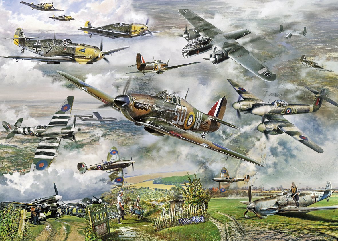 Gibsons Summer of 1940 1000 Piece Jigsaw Puzzle - Vintage Landscape Art for Adults & Teens - Perfect for Family Game Nights & Relaxation