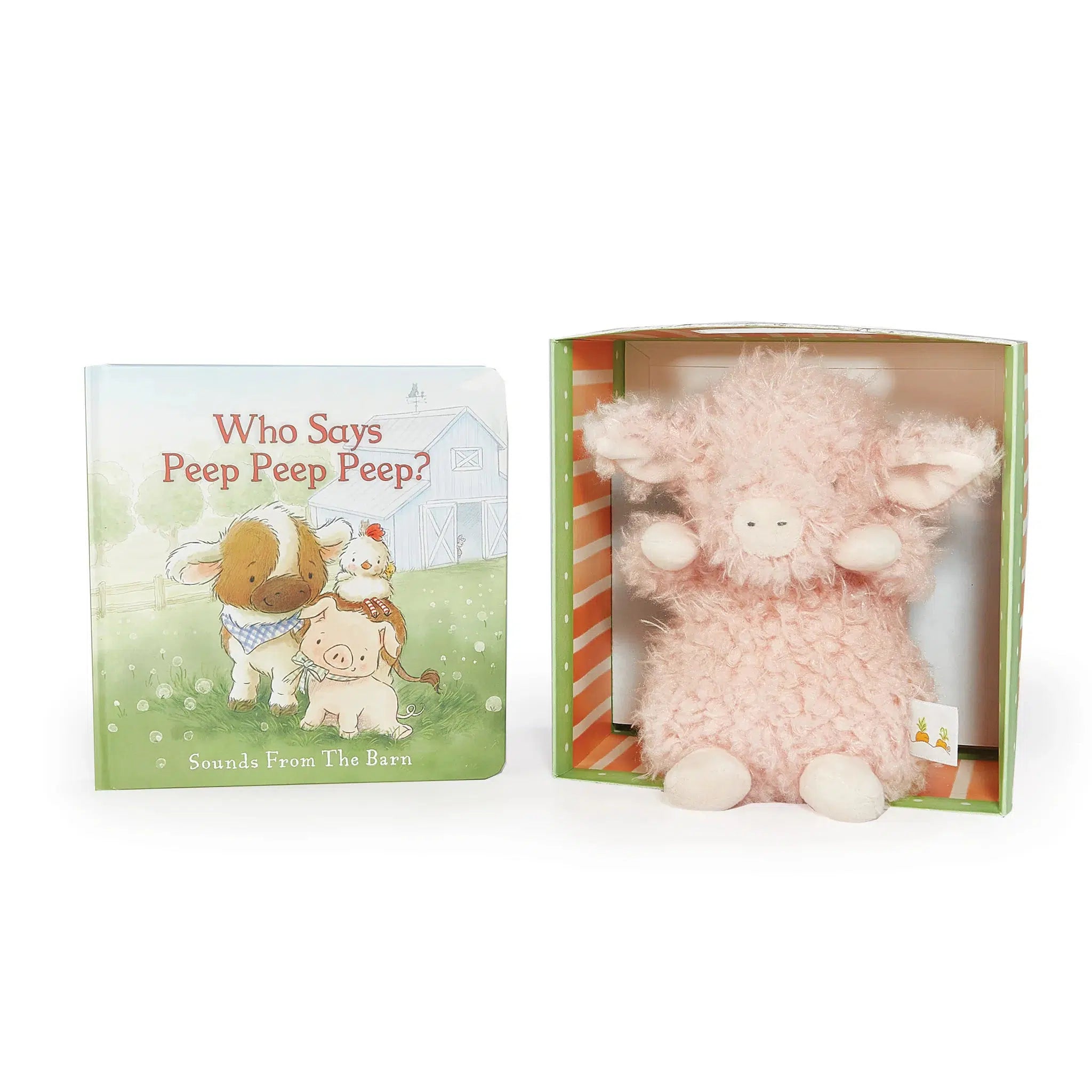 Who Says Peep Peep? Children's Book and Plush Toy Boxed Set - Perfect for Baby Showers, Toddler Gifts & Early Learning