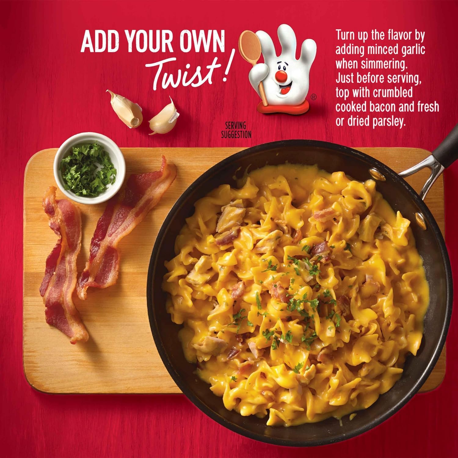 Tuna Helper Cheesy Pasta Dinner Kit - 5.3 oz Box (Pack of 2) with Free V2U Utensil Set | Easy Meal Prep for Camping, College Dorms & Quick Family Dinners
