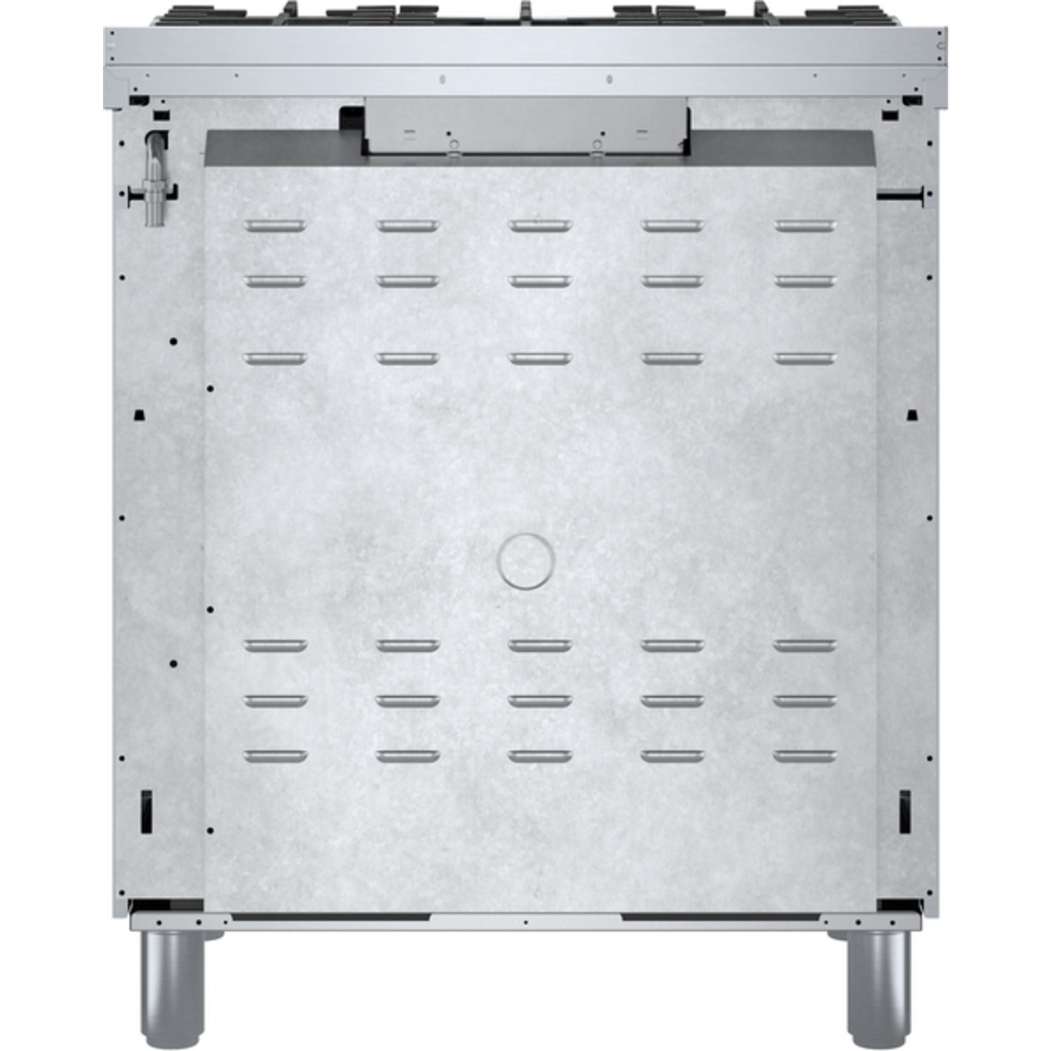 Bosch HDS8055C 30 Inch Dual Fuel Range - Stainless Steel Gas & Electric Stove for Professional Home Cooking & Baking
