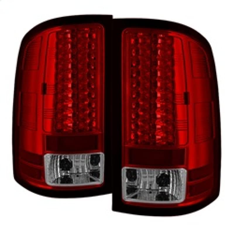 Spyder Auto 5014955 LED Tail Lights Red/Clear - High-Performance Brake Lights for Trucks & SUVs