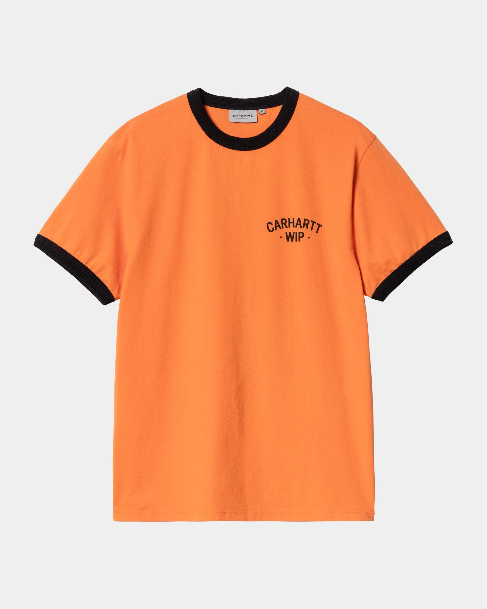 89 Ringer T-Shirt for Men & Women - Vintage Pumpkin & Black Color Block Tee - Casual Streetwear, Retro Style, Unisex Fit - Perfect for Everyday Wear, Music Festivals & Vintage Outfits