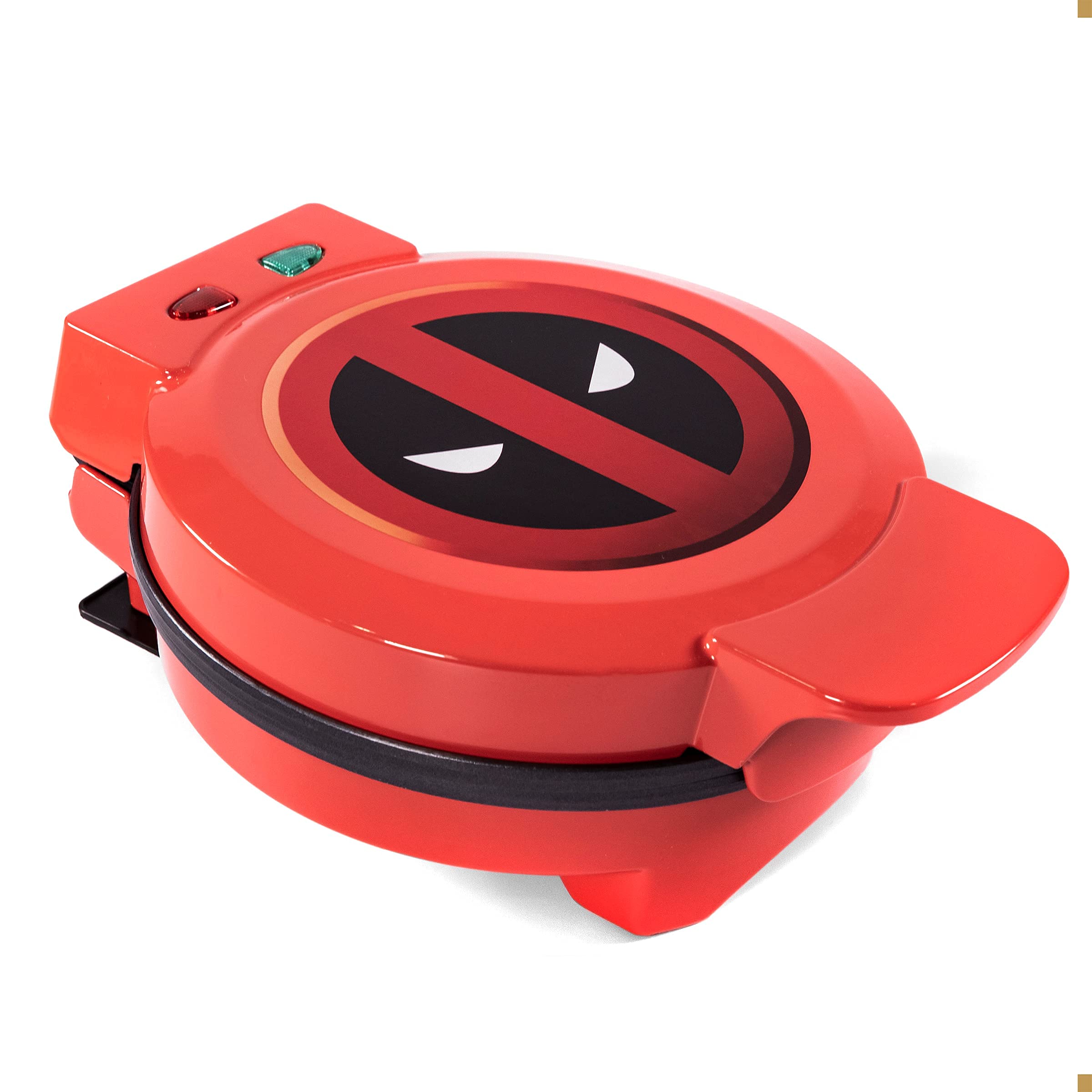 Marvel Deadpool Waffle Maker by Uncanny Brands - Create Merc With a Mouth Waffles - Perfect for Superhero Breakfasts & Comic-Themed Parties