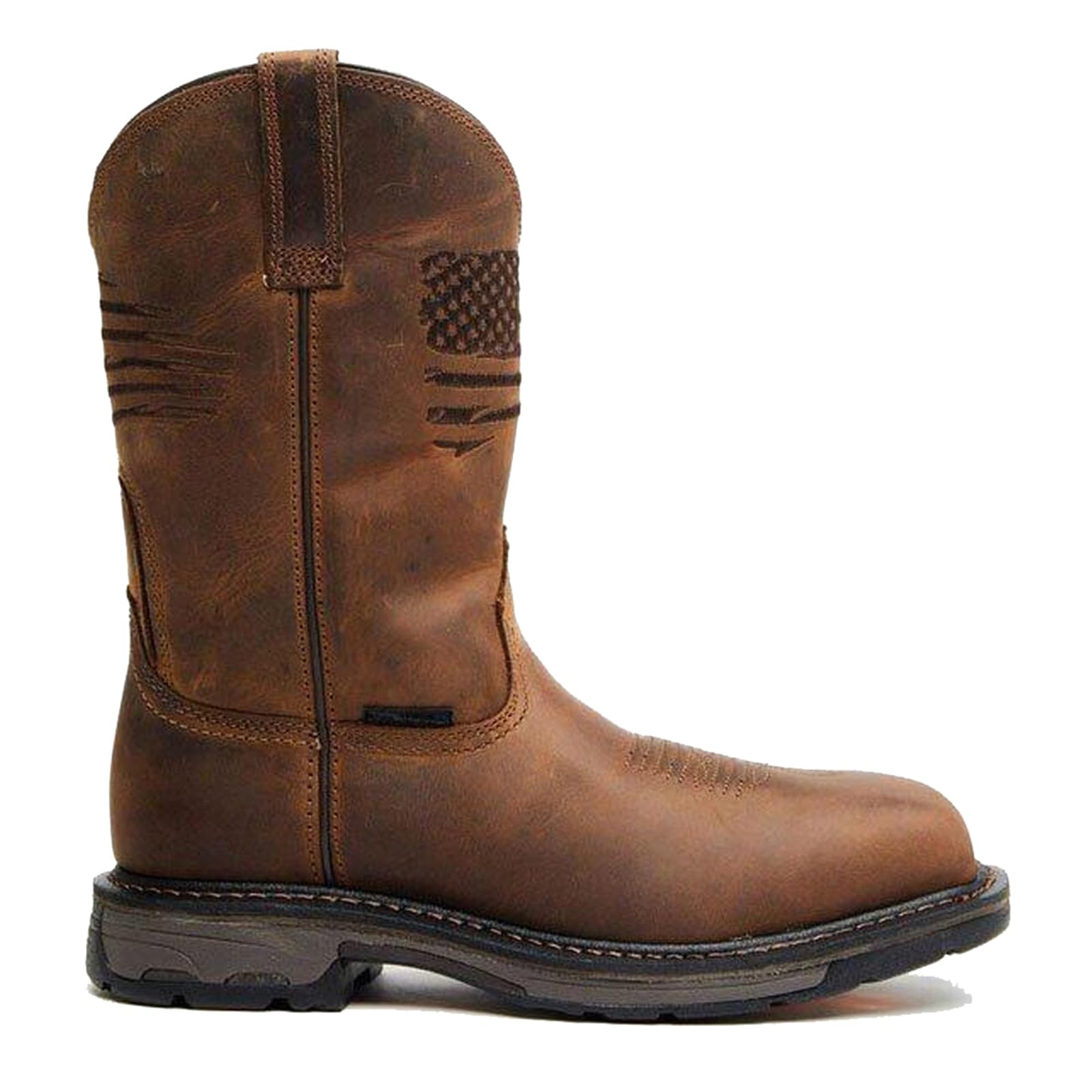 1 Pair Stylish Square-Toe Low-Heeled Boots for Men - Embroidered Victorian Renaissance Casual Boots - Perfect for Costume Parties, Renaissance Fairs & Everyday Wear